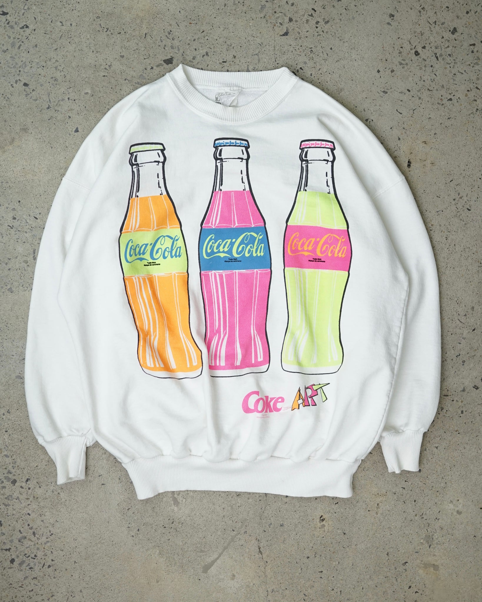 coca-cola art crewneck - large