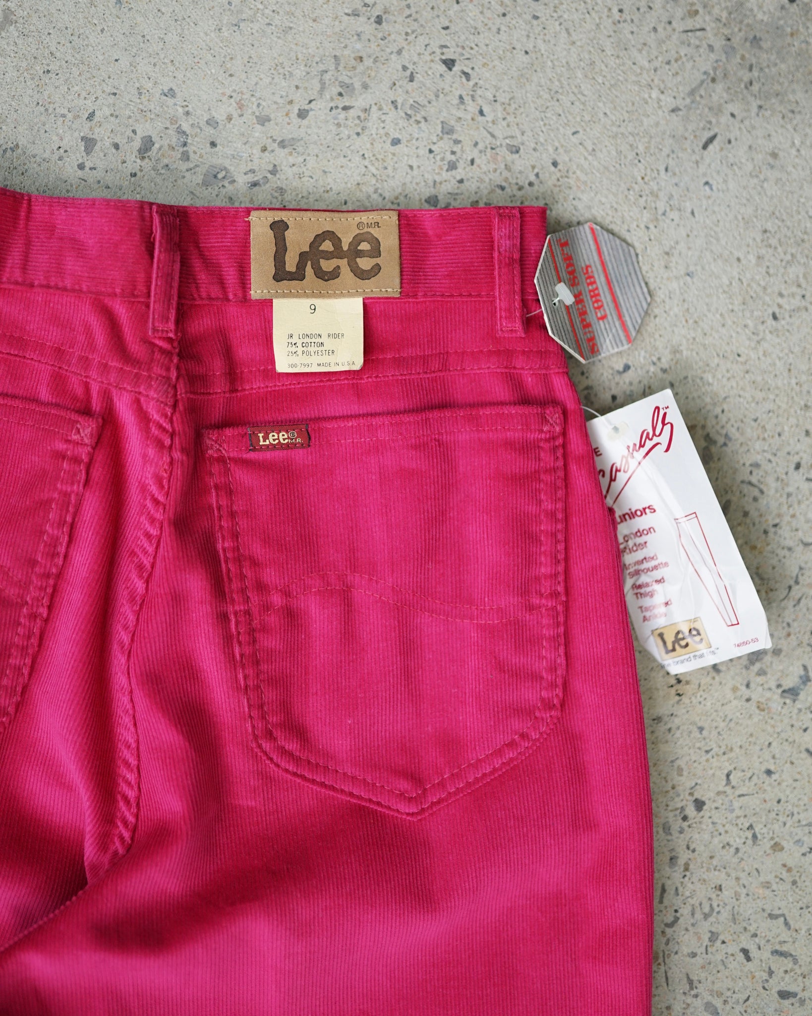 lee corduroy pants - 26x32