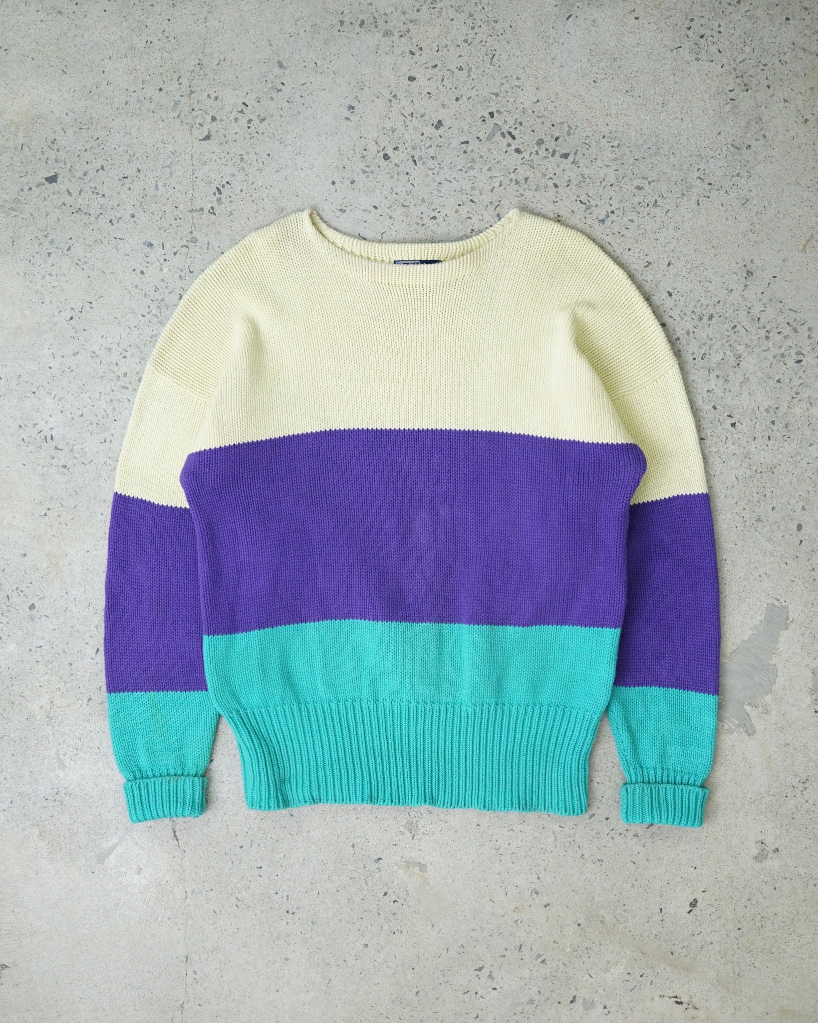 polo ralph lauren knit sweater - large