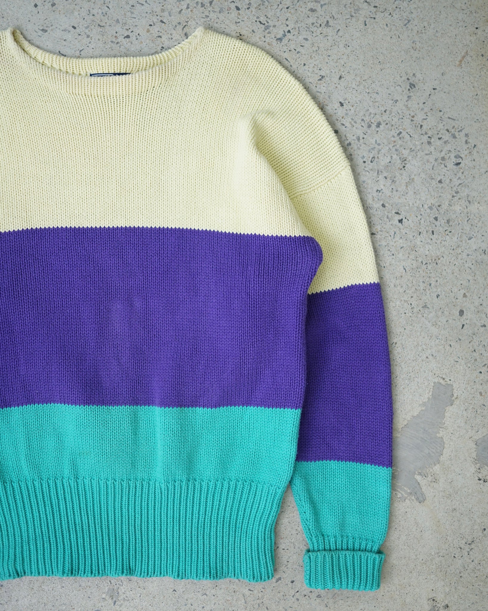 polo ralph lauren knit sweater - large