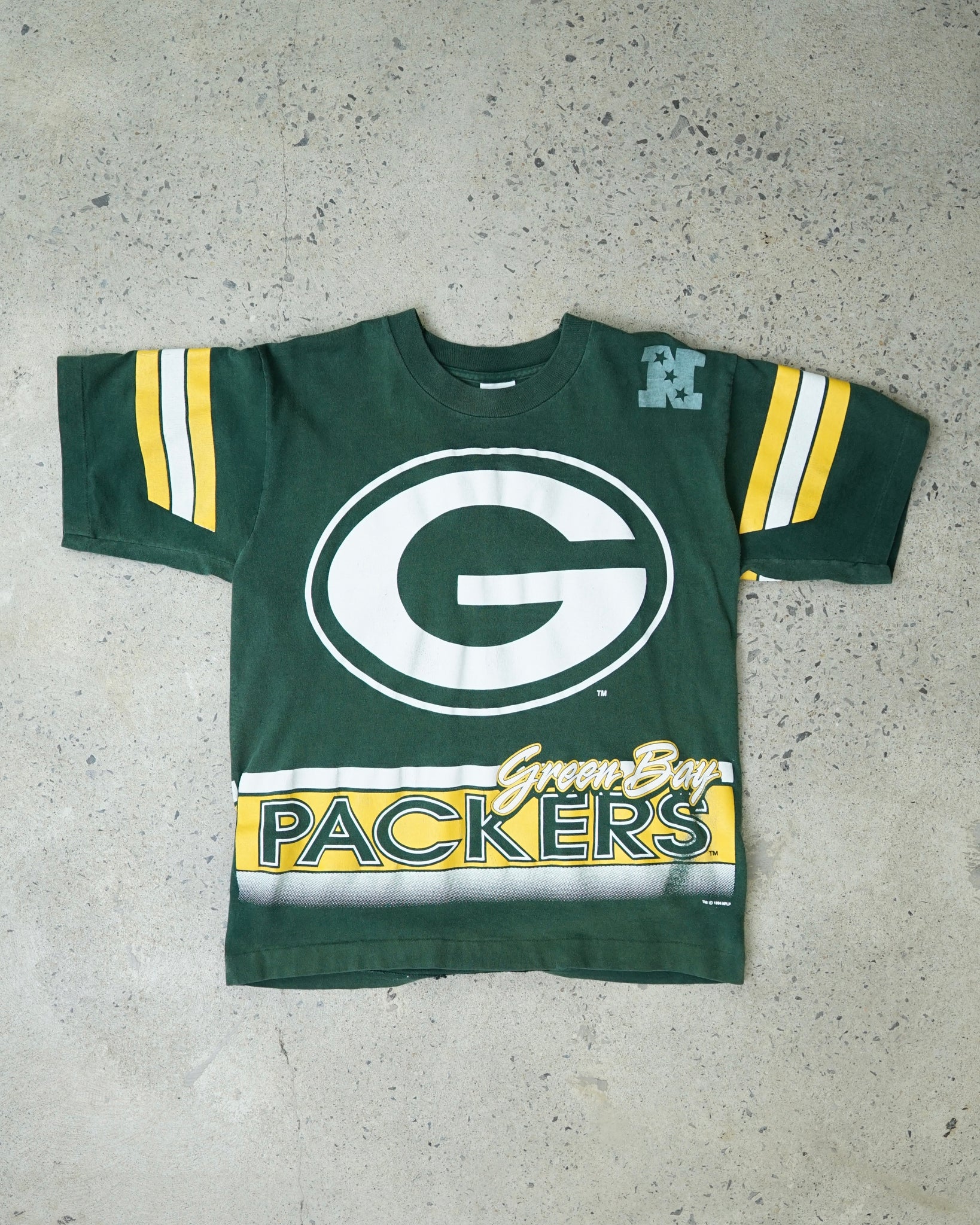 salem green bay packers 1994 t-shirt - small