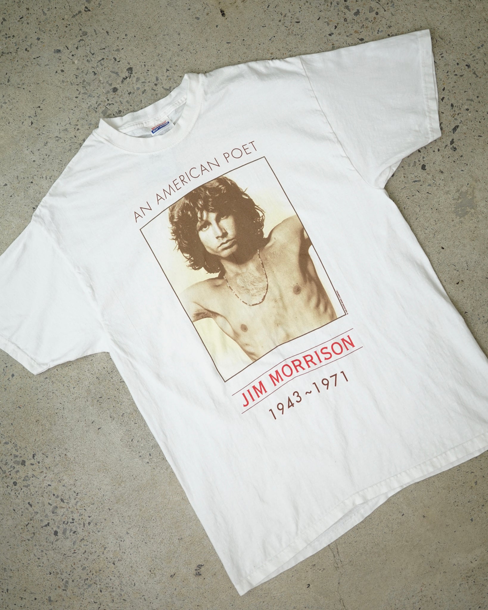 jim morrison t-shirt - large