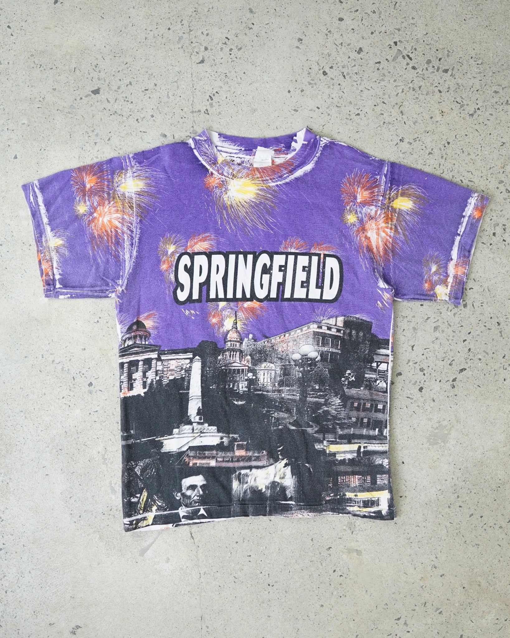 springfield all over print t-shirt - medium