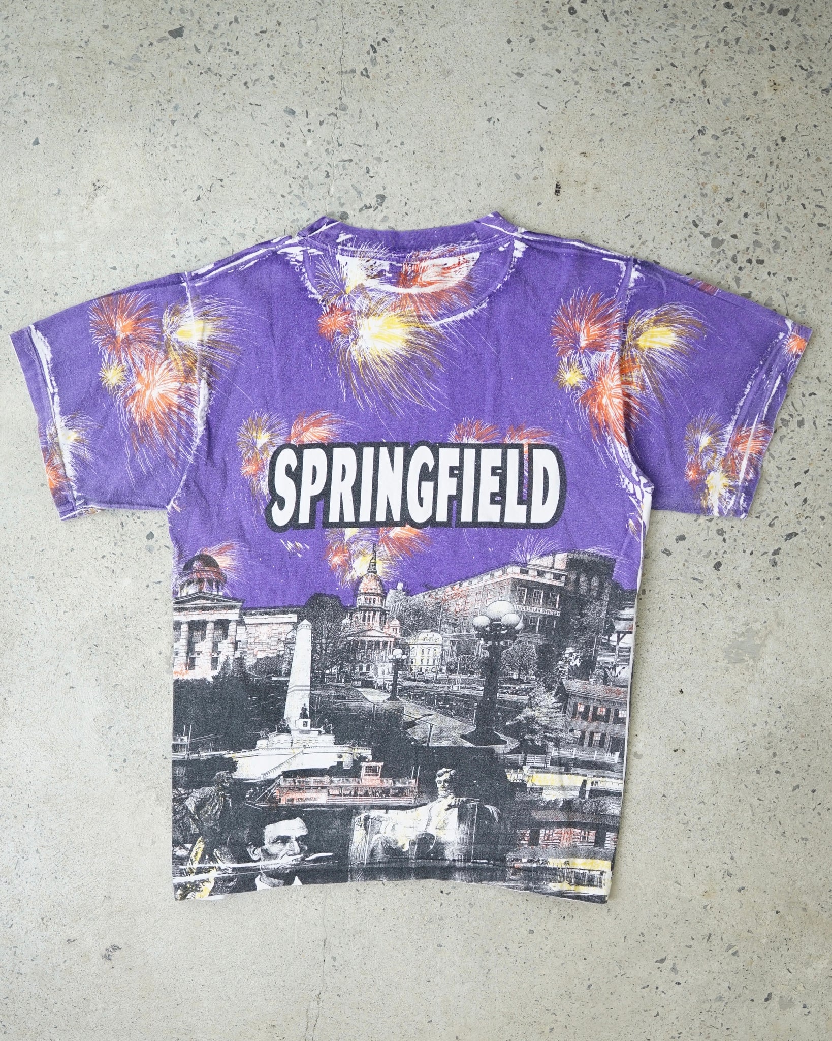 springfield all over print t-shirt - medium