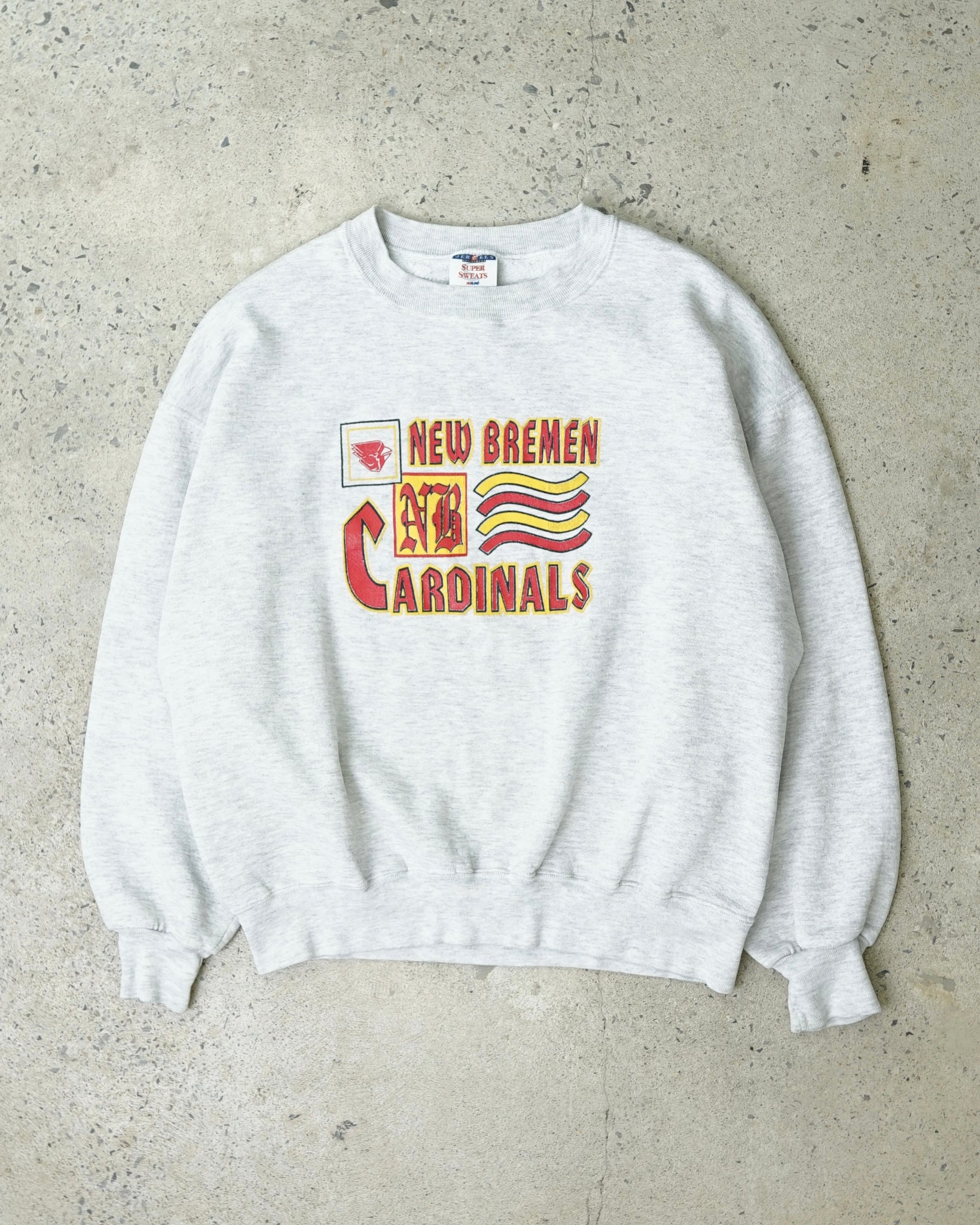 new bremen cardinals crewneck - short large