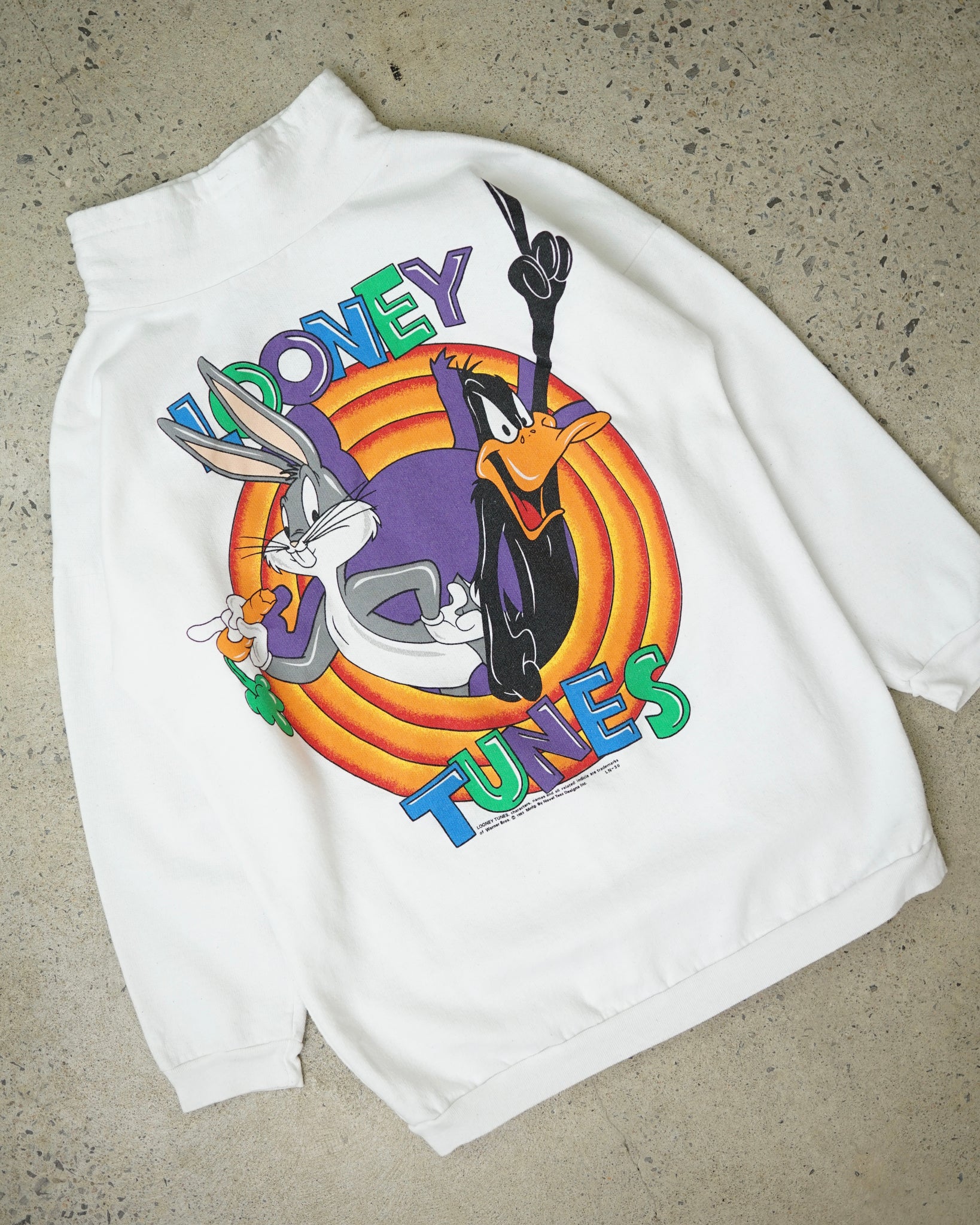 looney tunes 1993 turtle neck - long small