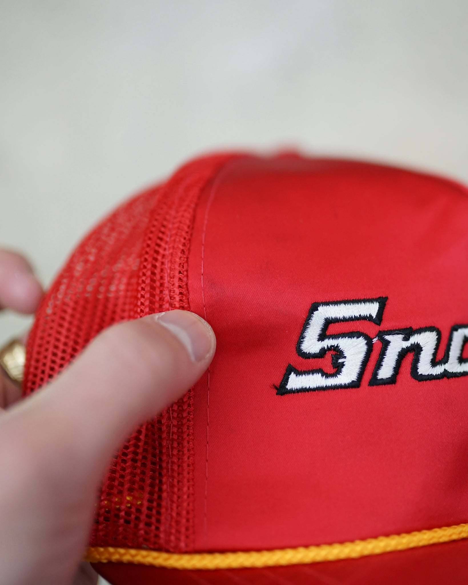 snap-on trucker hat