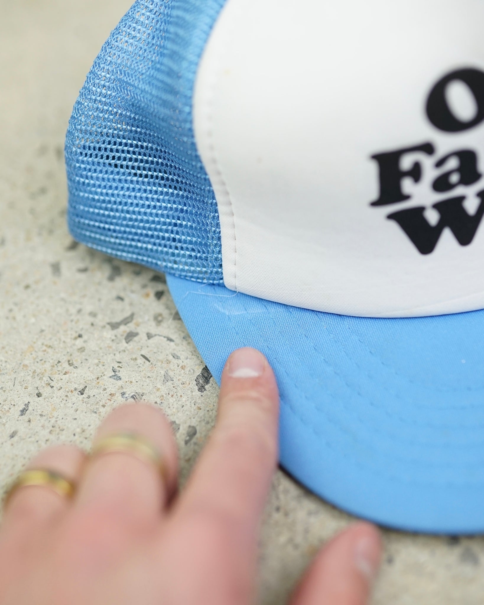 old fart's wife trucker hat