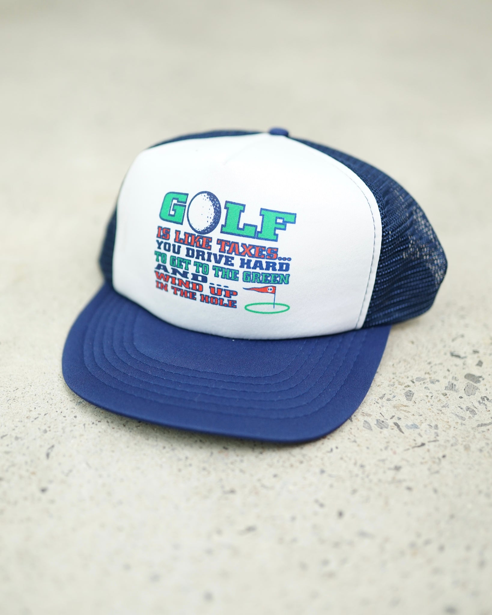 golf trucker hat