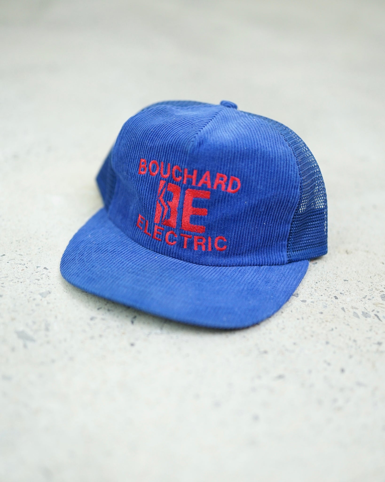 bouchard electric trucker hat