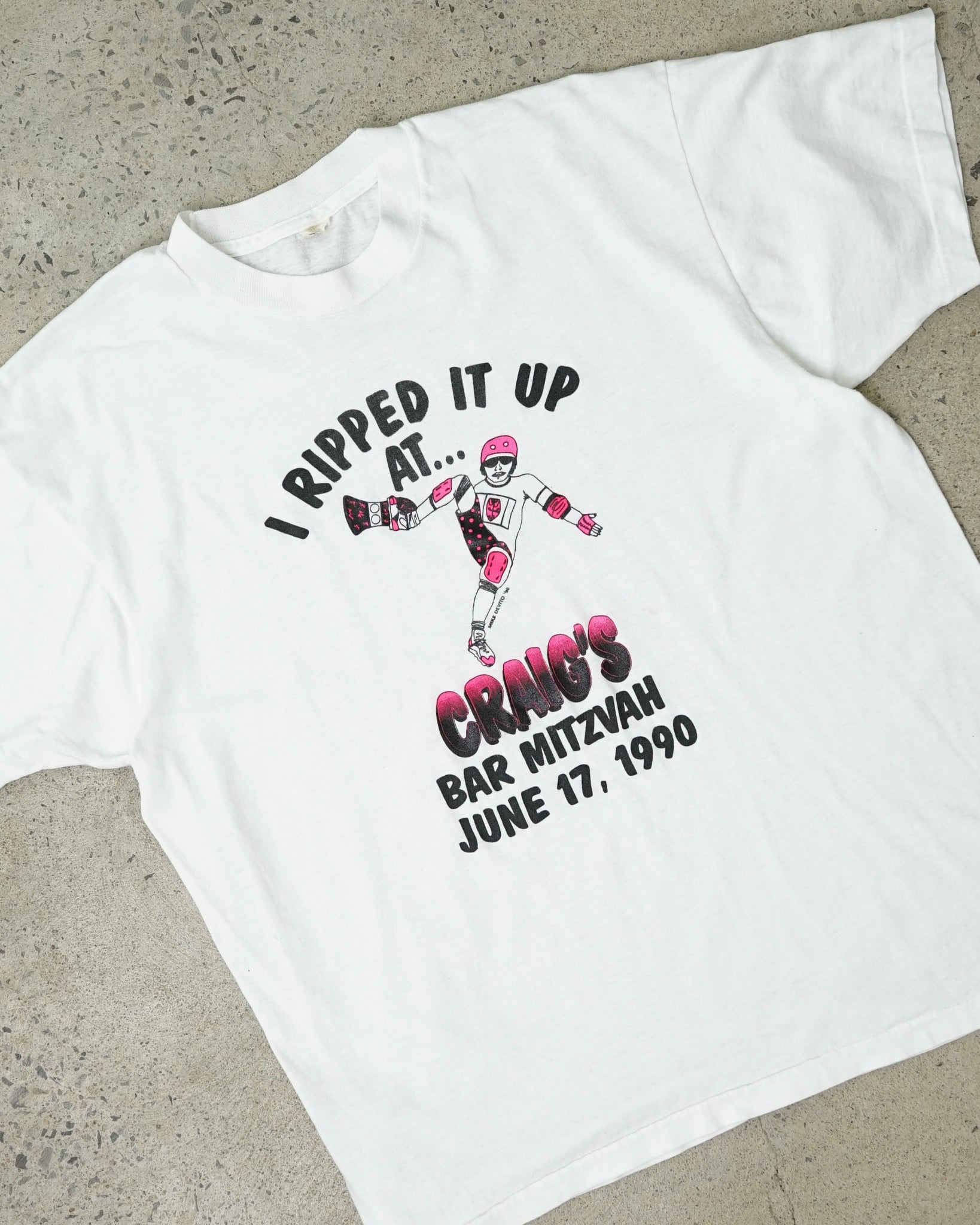 craig's bar mitzvah t-shirt - medium