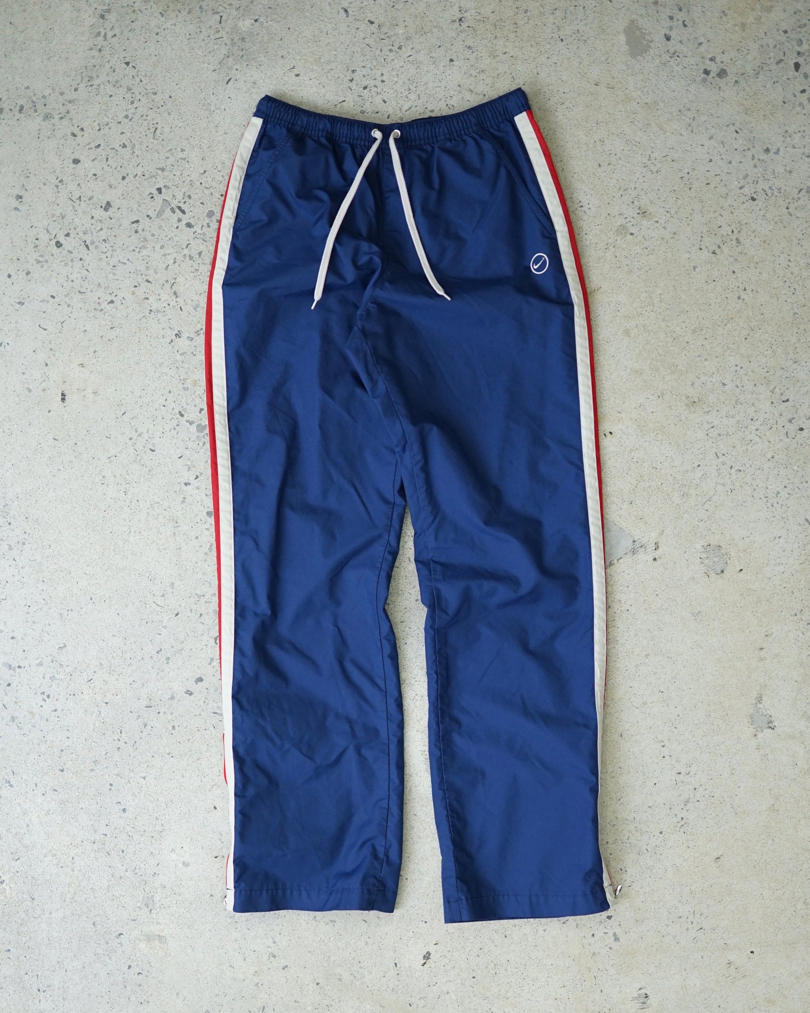 stripes nike track pants - small/ medium