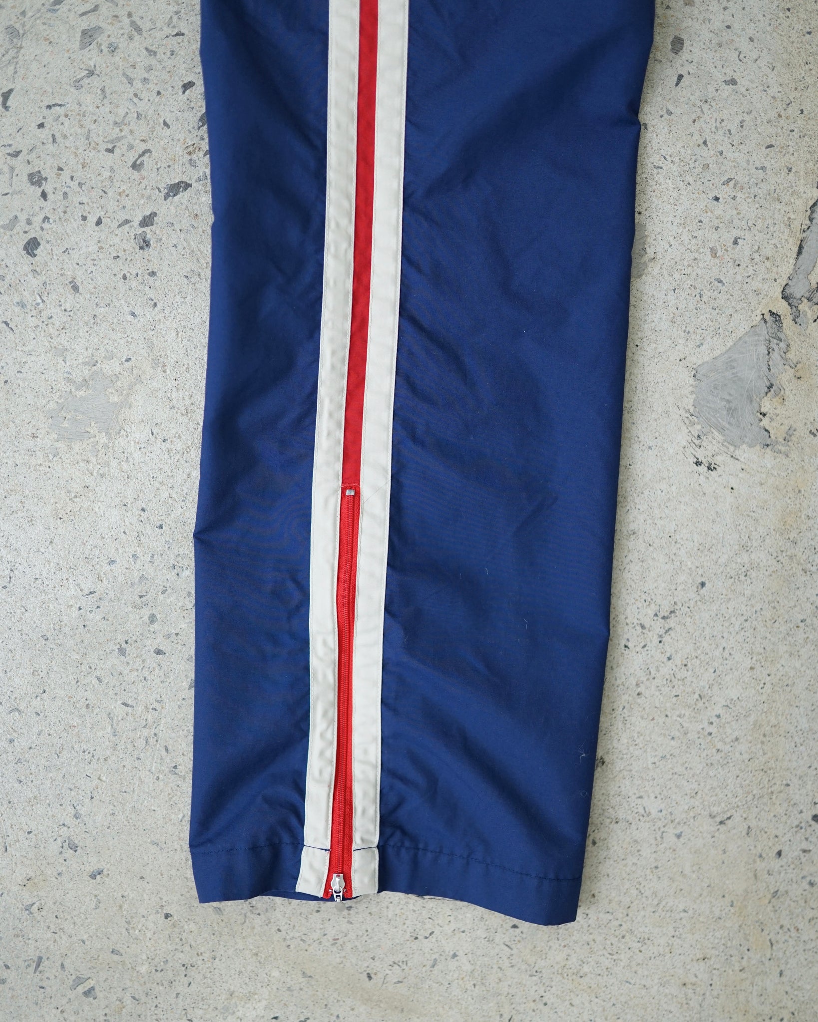 stripes nike track pants