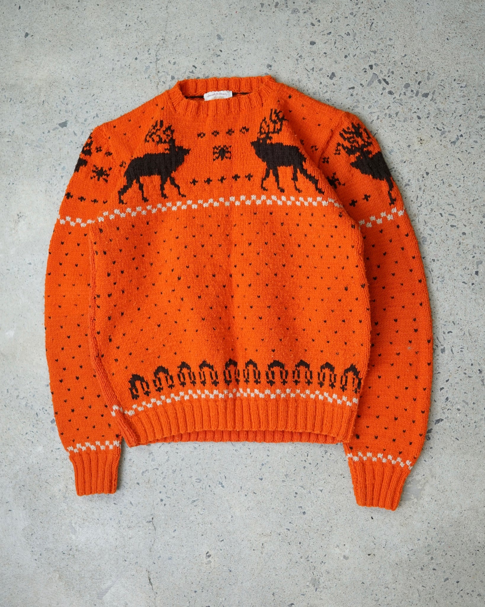 moose knit vintage sweater - small