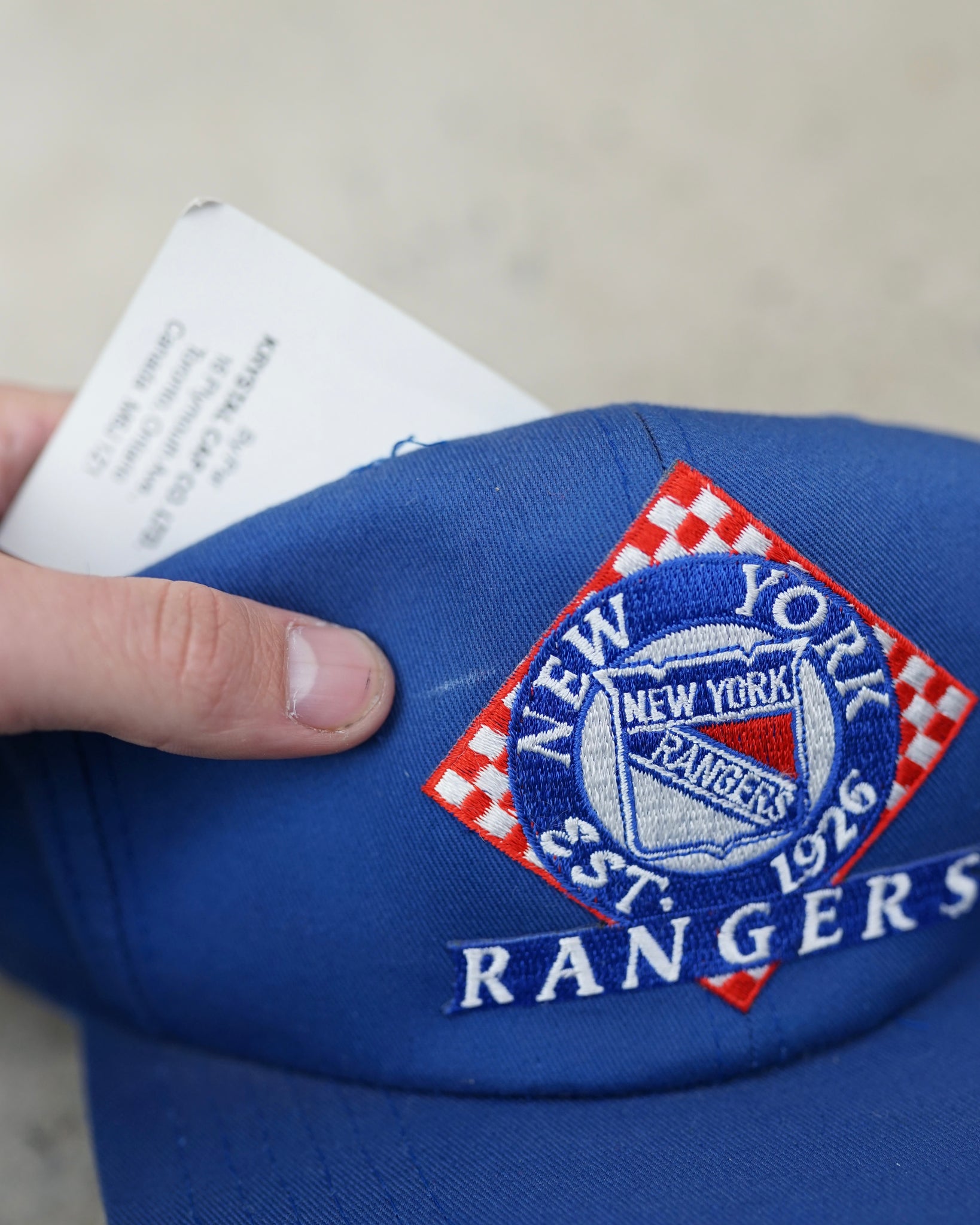 rangers deadstock snapback hat