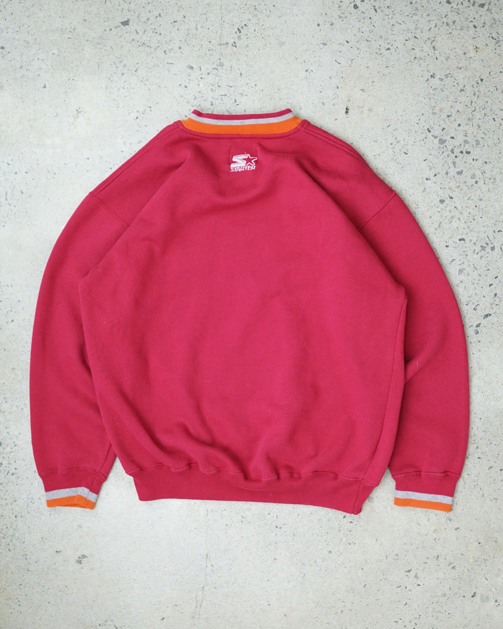 virginia tech starter crewneck - large