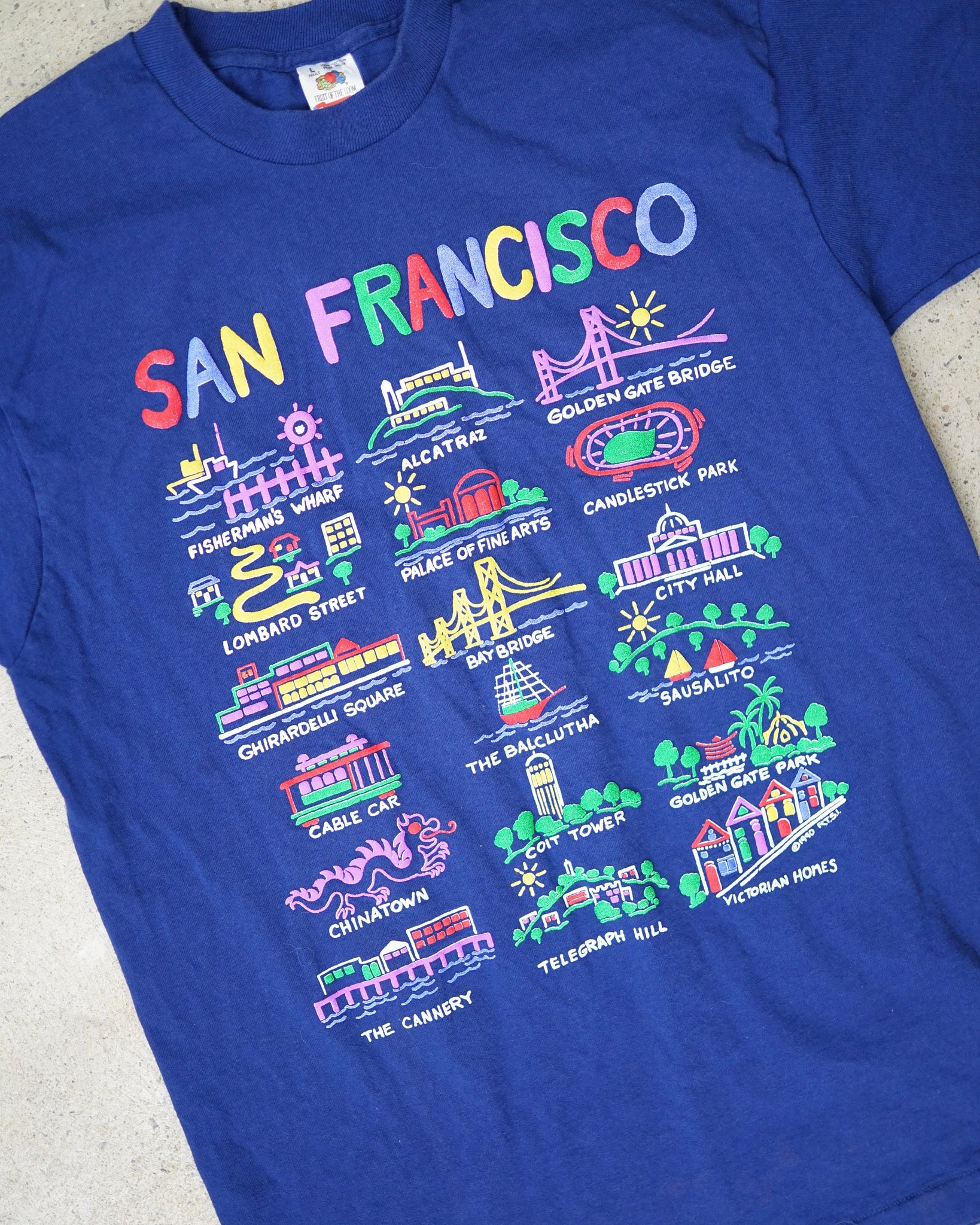 san francisco t-shirt - large