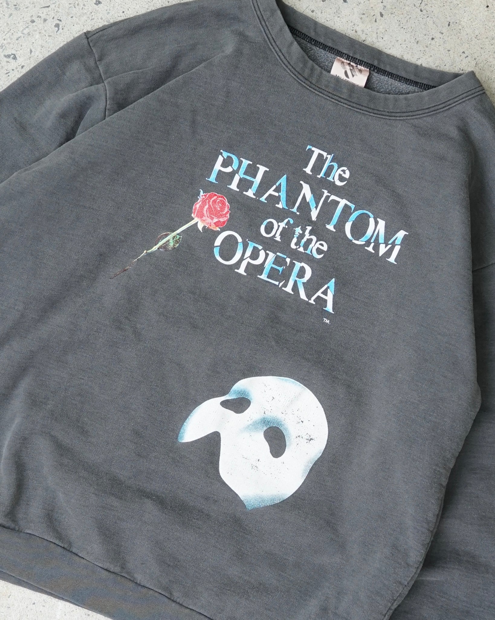 the phantom of the opera crewneck - oversized medium