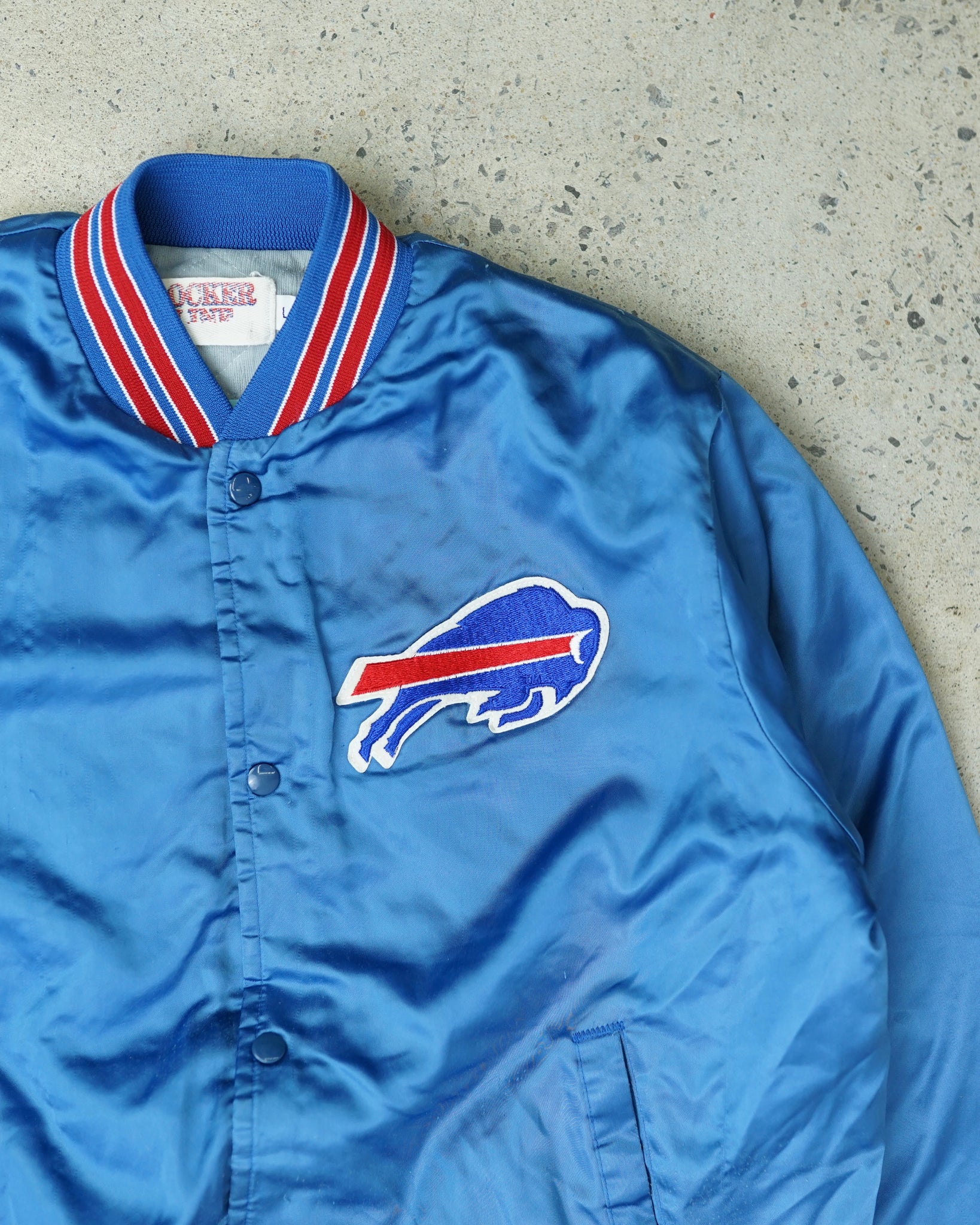 buffalo bills satin jacket - medium