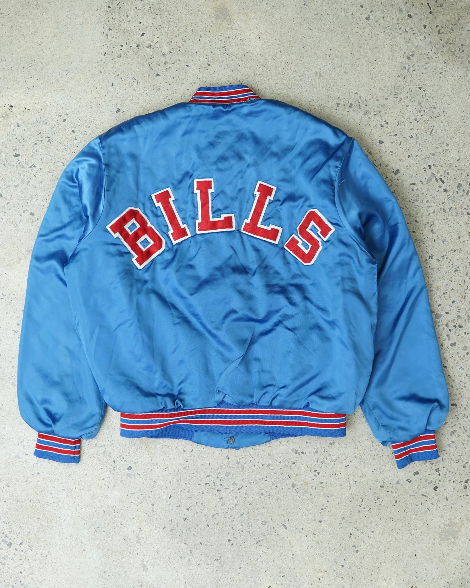 buffalo bills satin jacket - medium