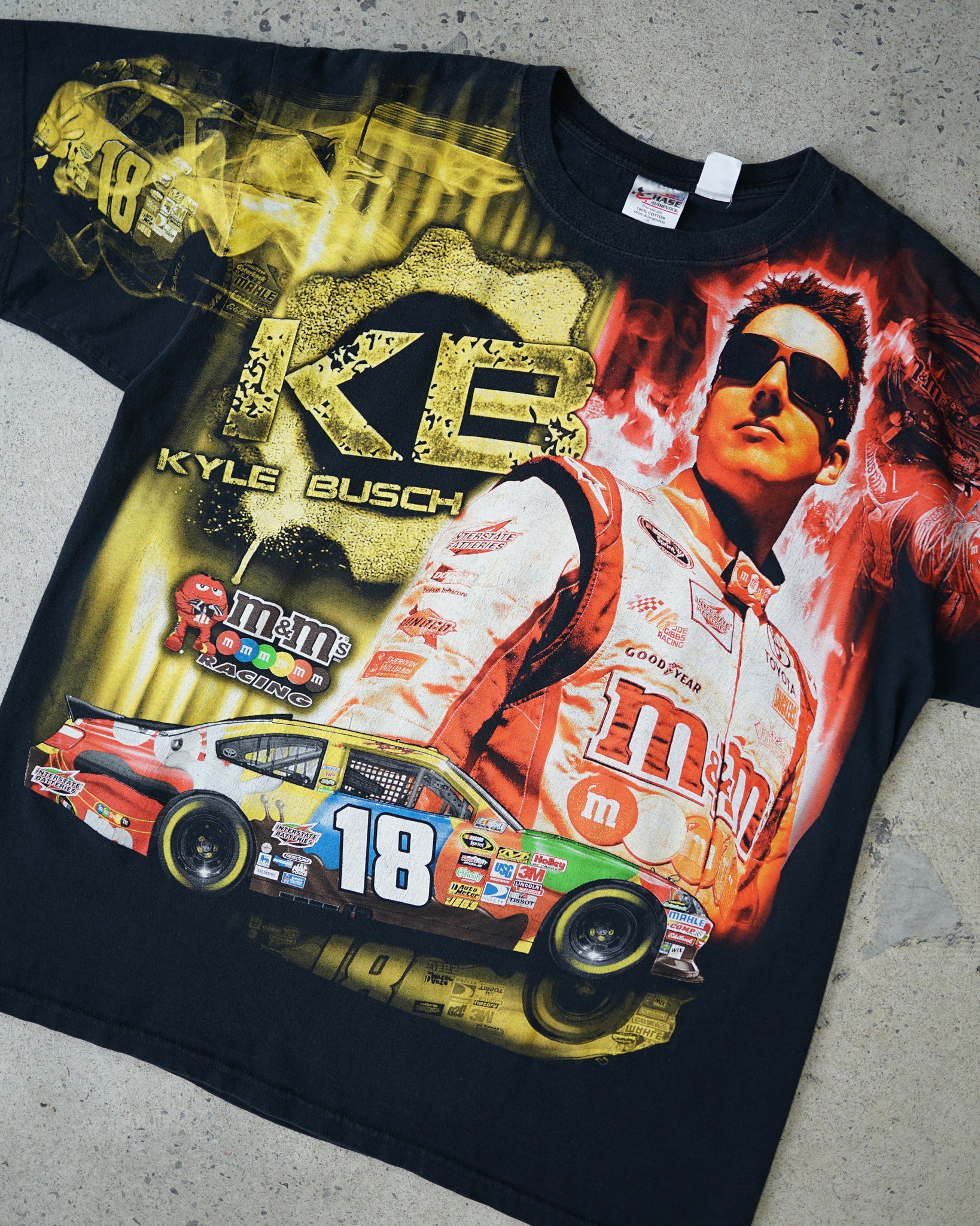 kyle busch nascar t-shirt - XL