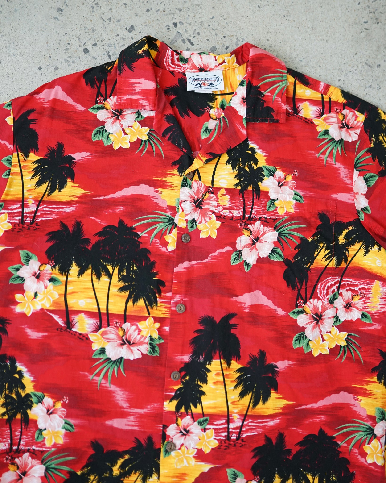 pacific legend hawaiian shirt - large