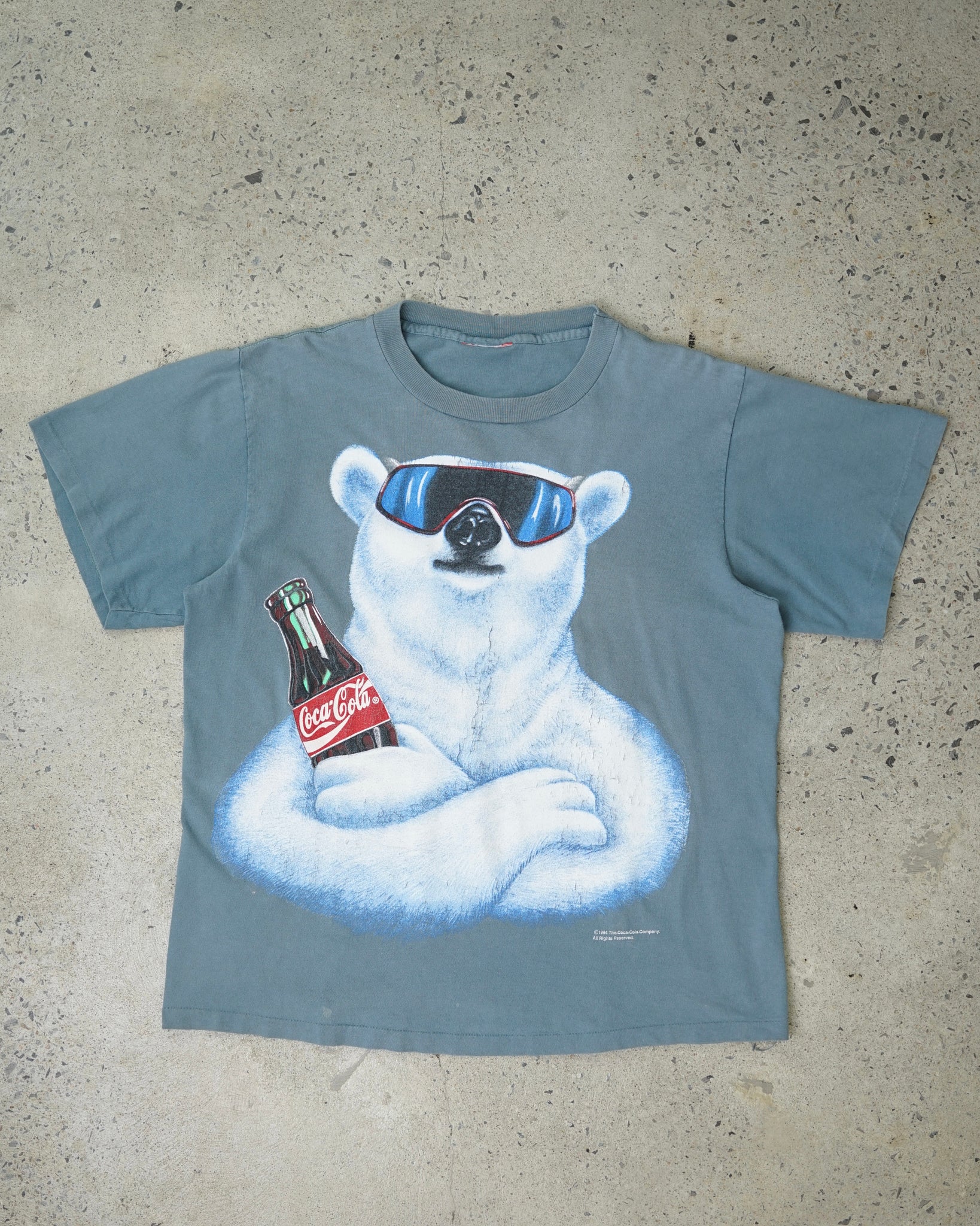 coca cola polar bear t shirt