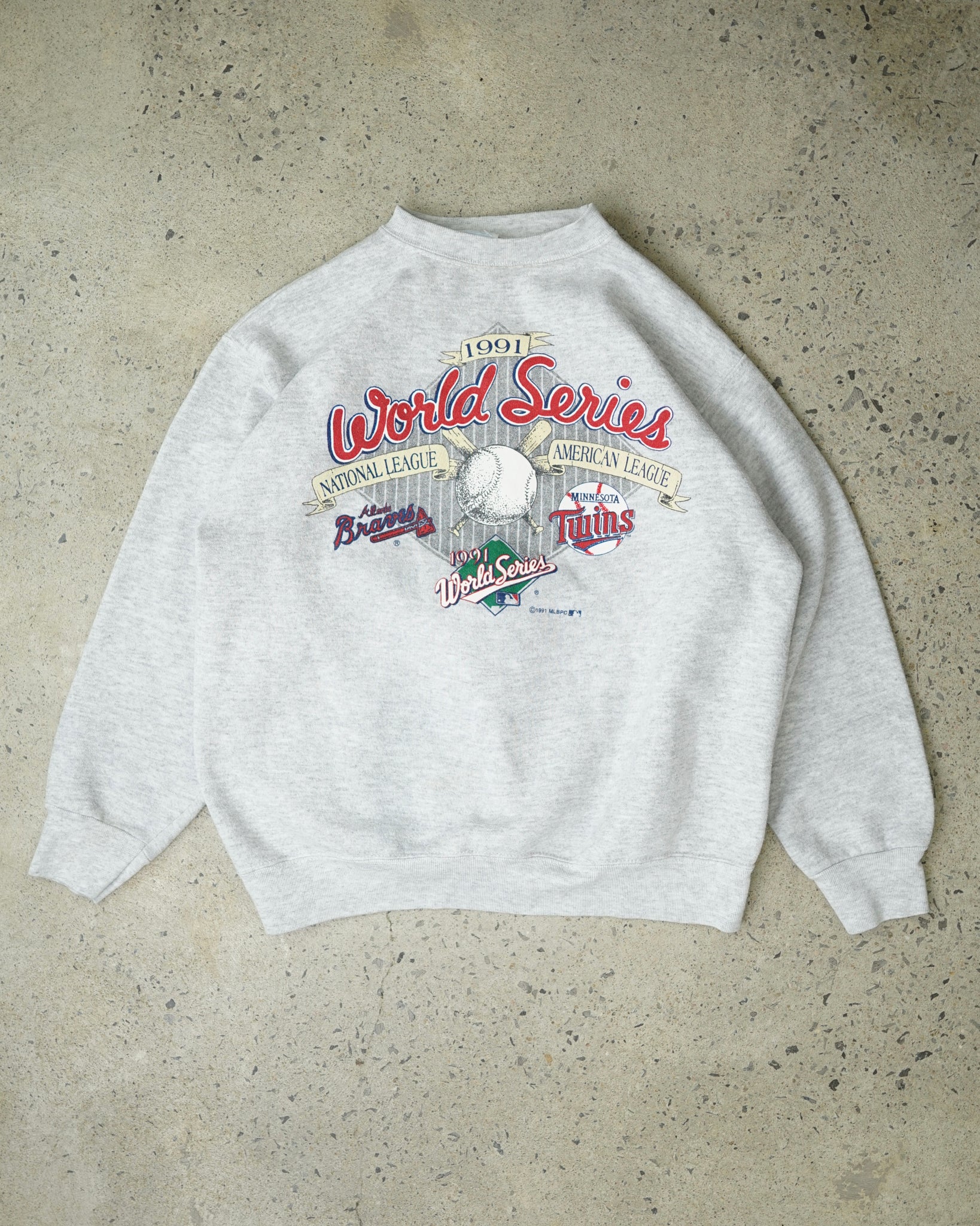 world series 1991 crewneck - medium