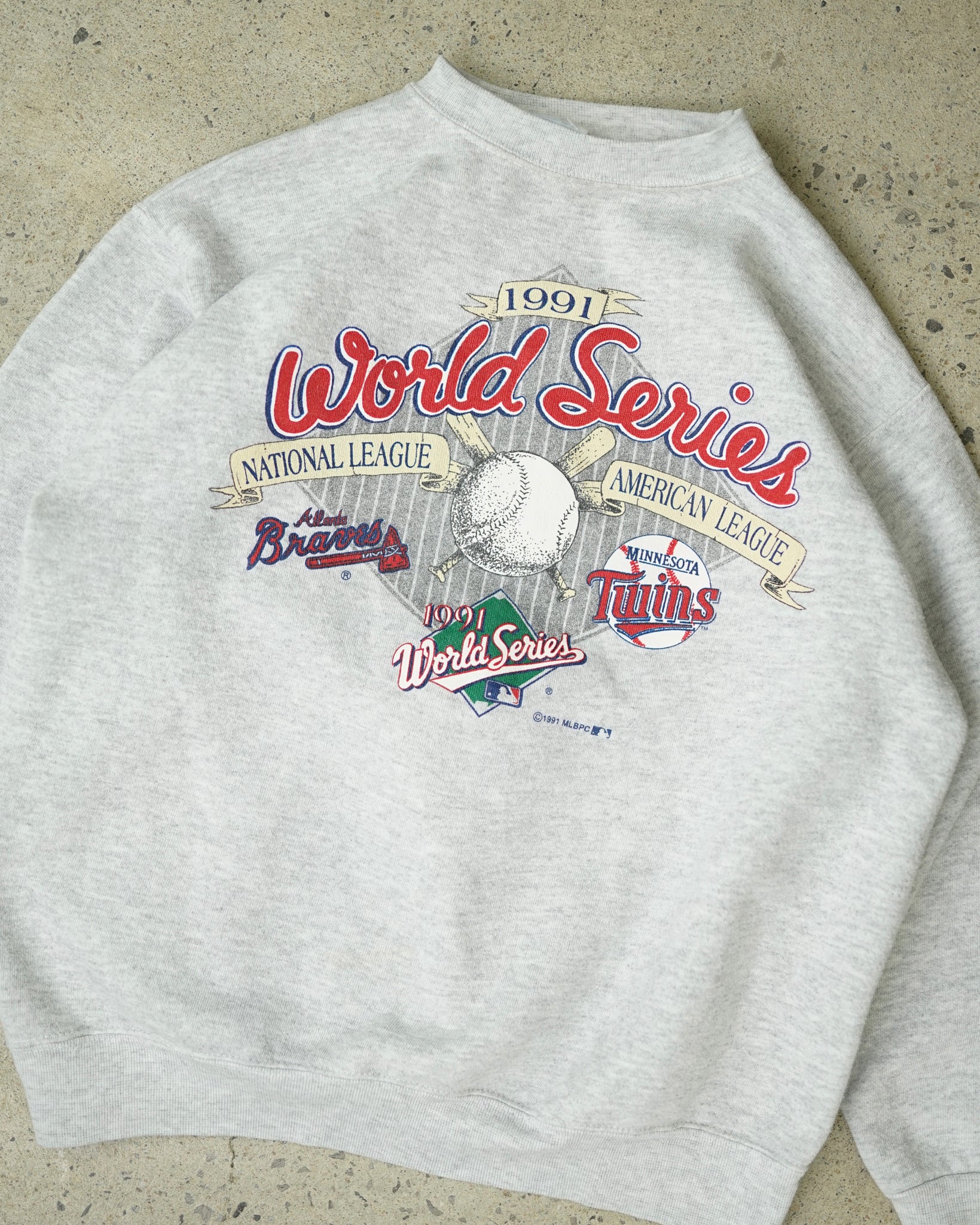 world series 1991 crewneck - medium