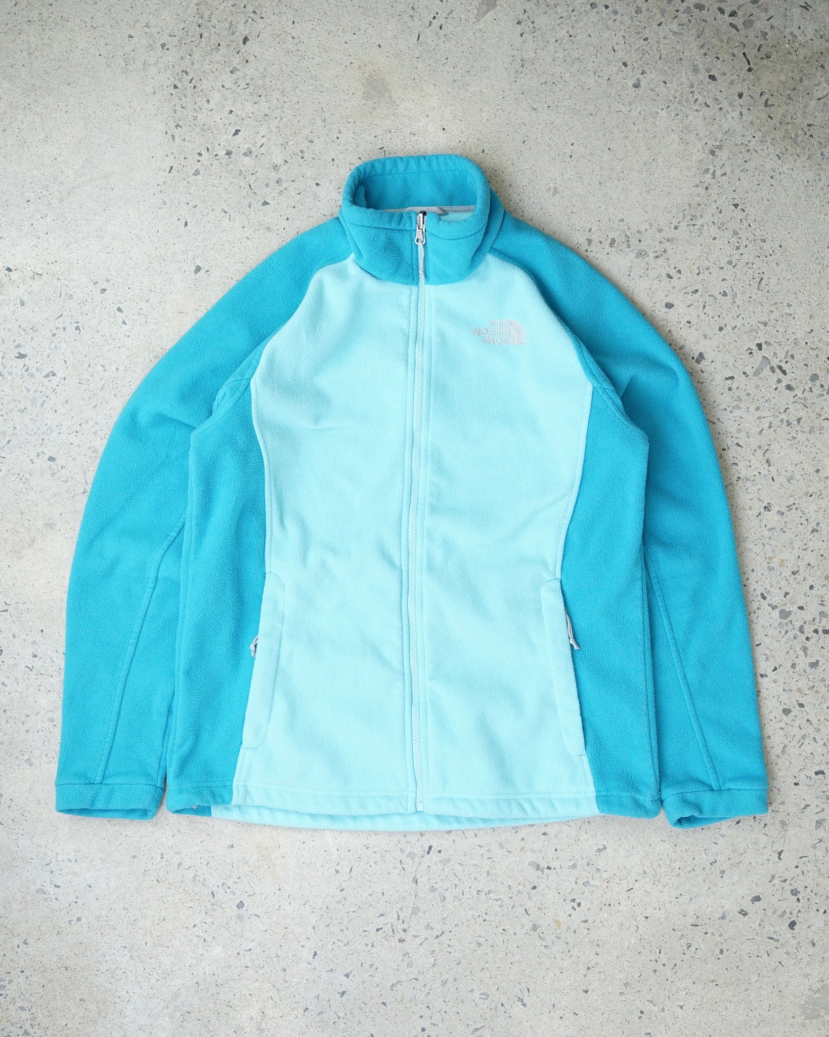 the north face full-zip fleece - women's large