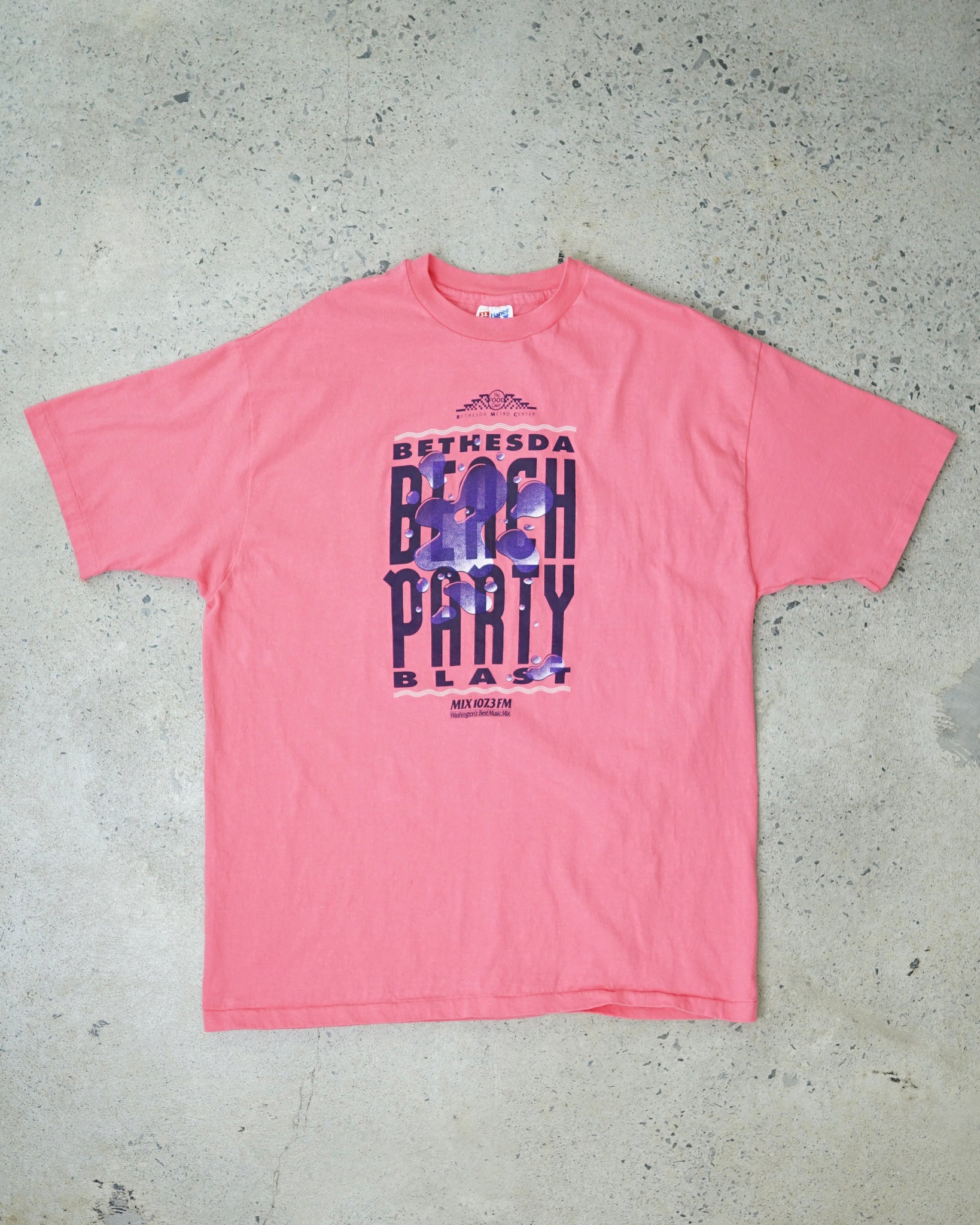 bethesda beach party t-shirt - XL