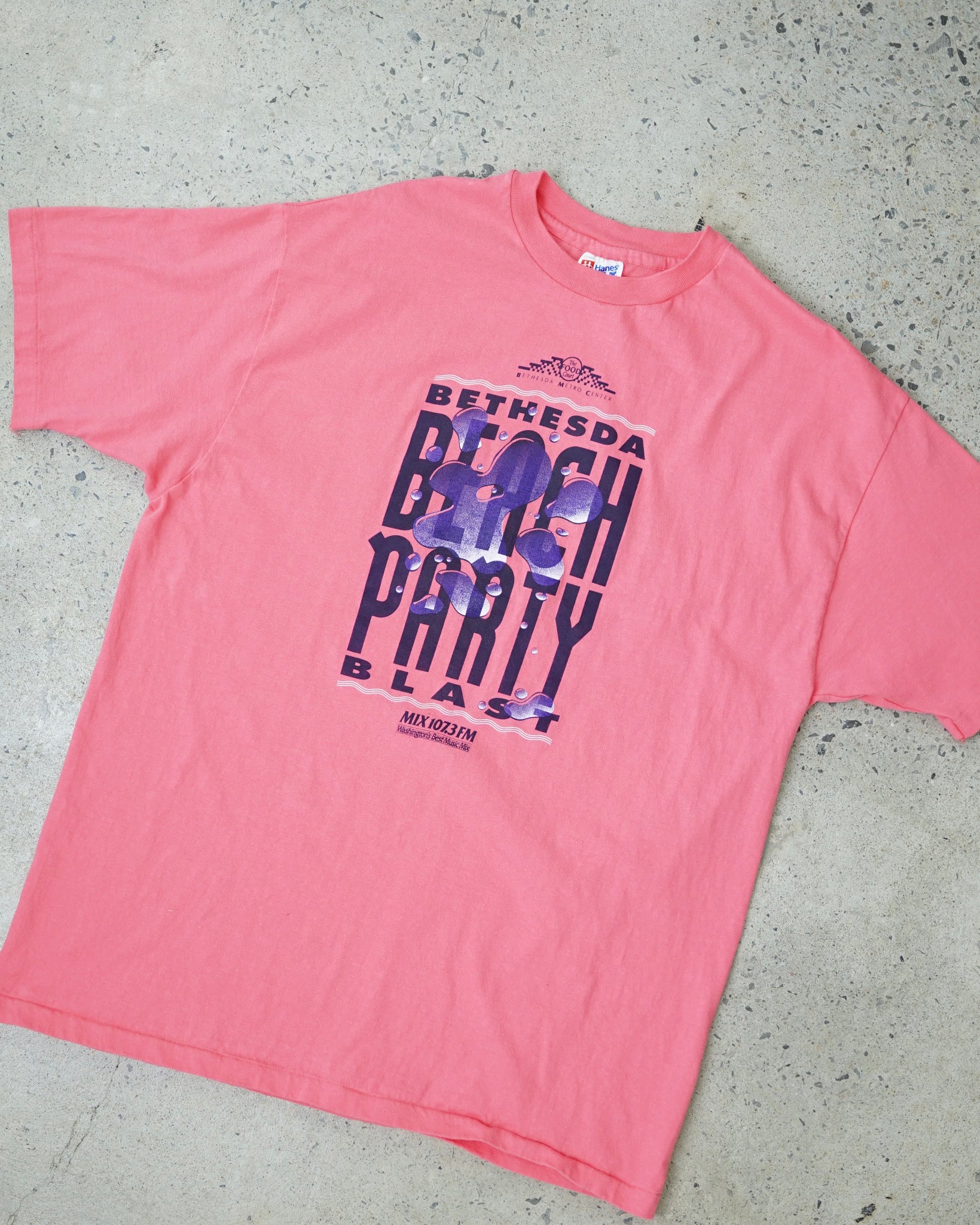 bethesda beach party t-shirt - XL