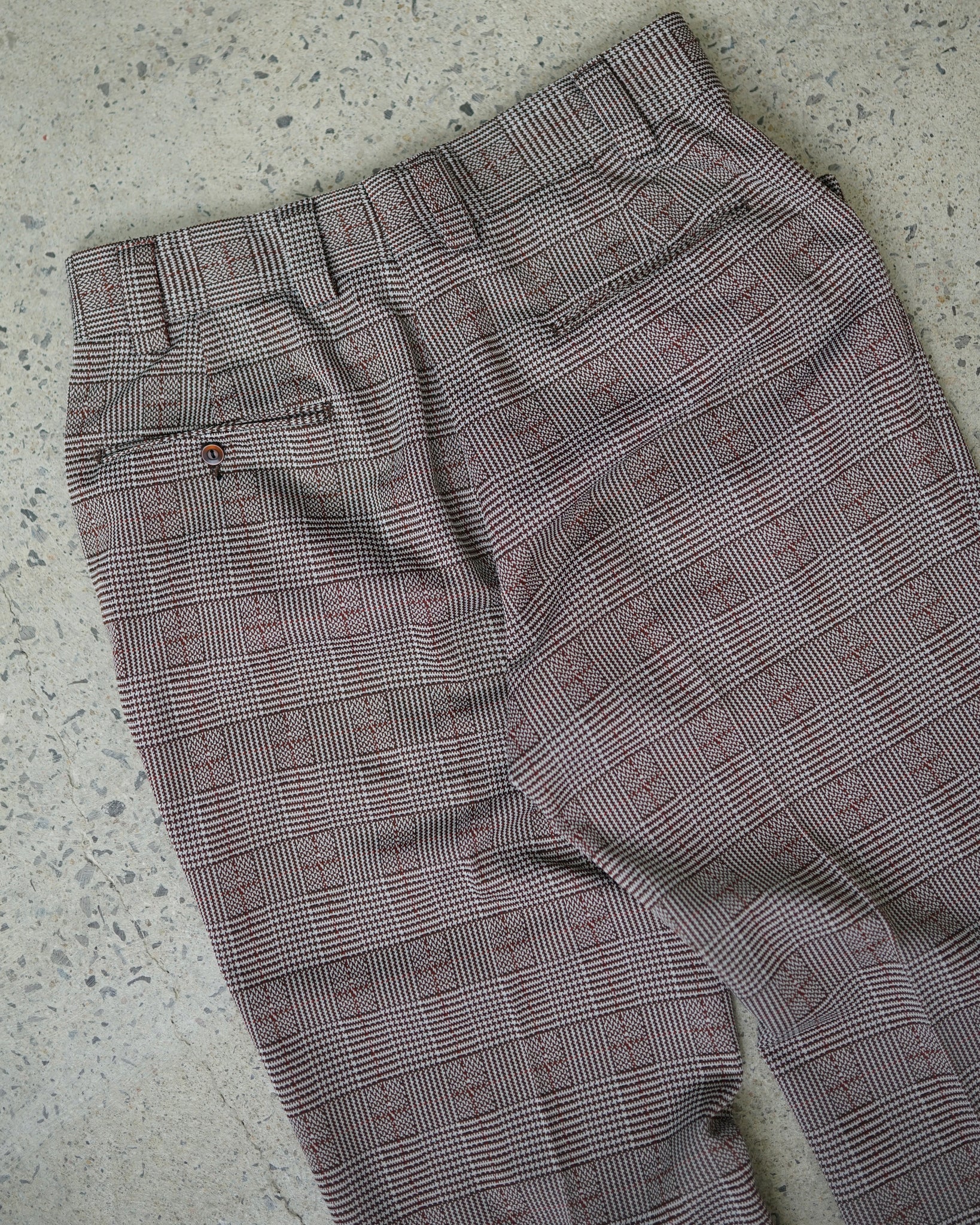 vintage plaid trousers - 32x32.5