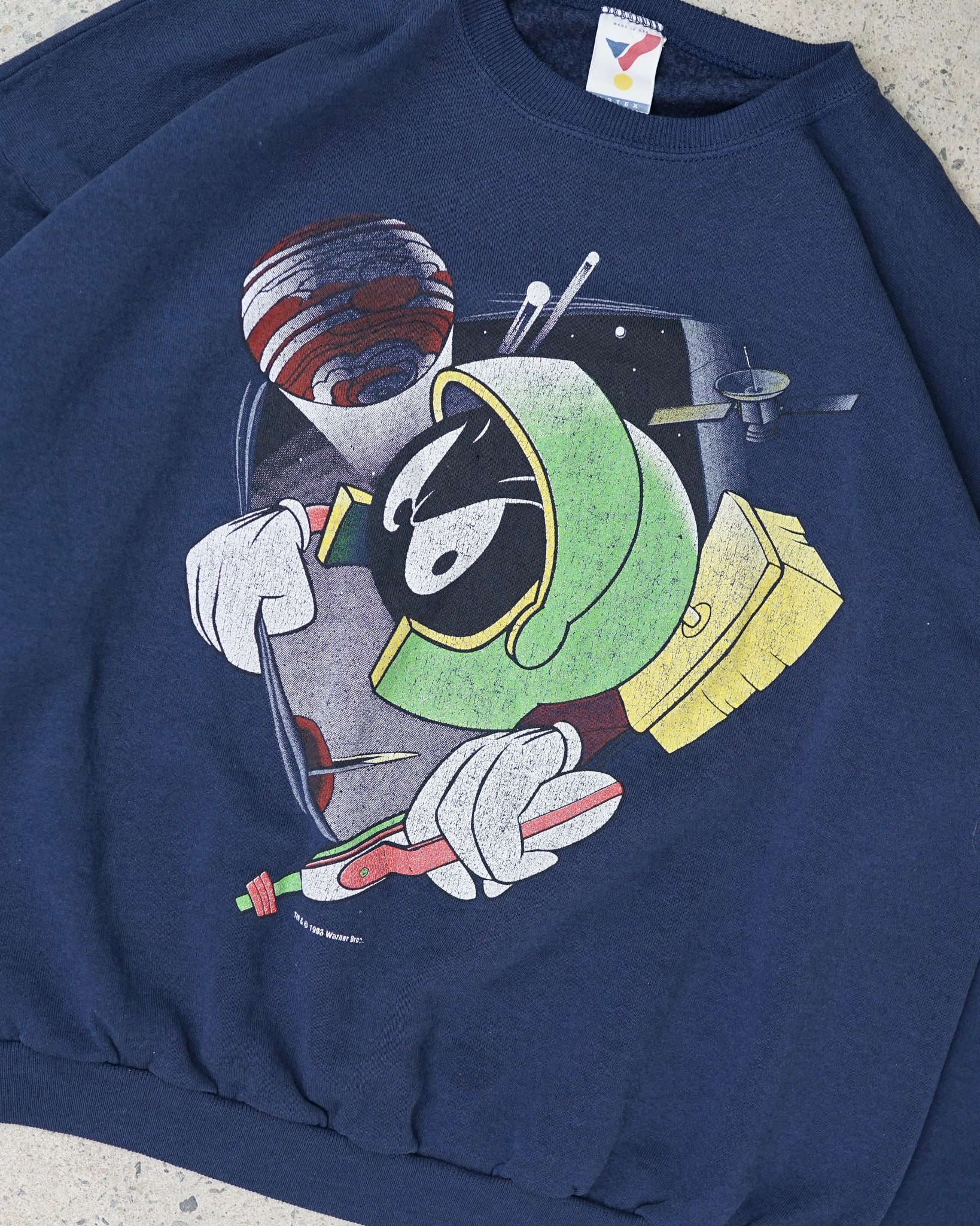 marvin the martian 1993 crewneck - boxy large