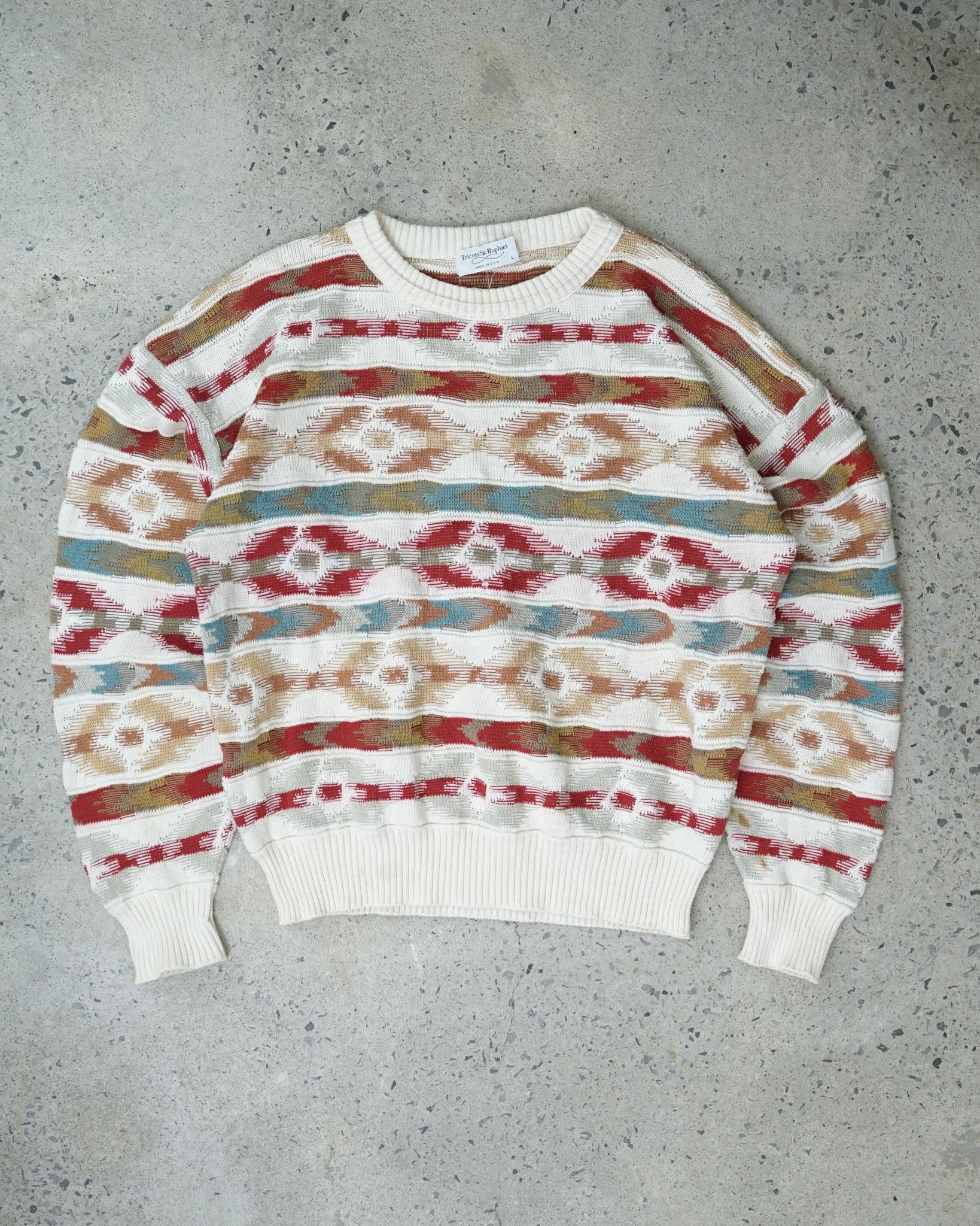 tricot st-raphael sweater - large