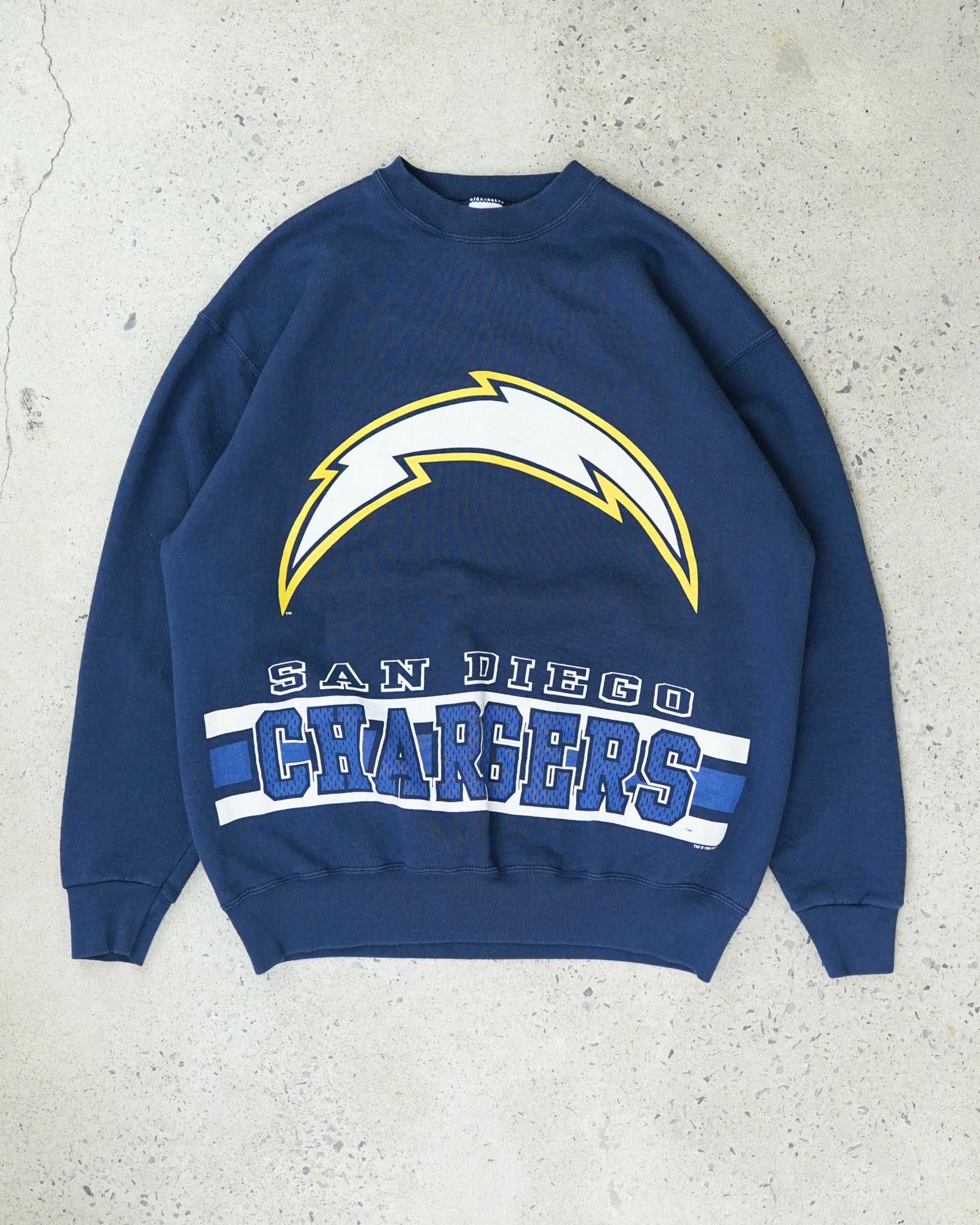 Reebok San Diego Chargers NFL Throwback Crewneck Sweatshirt