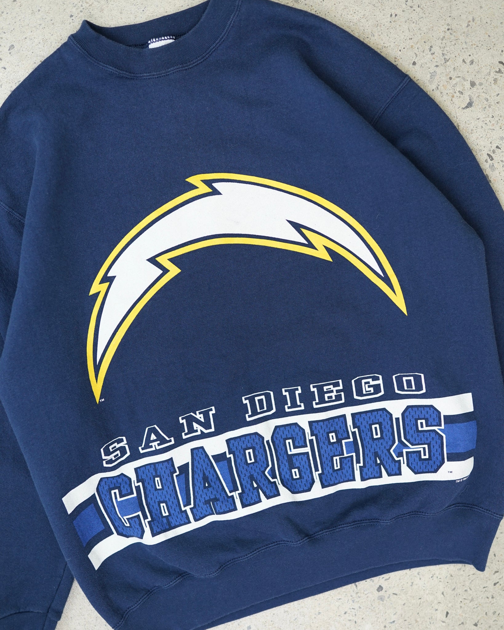 san diego chargers crewneck - XL