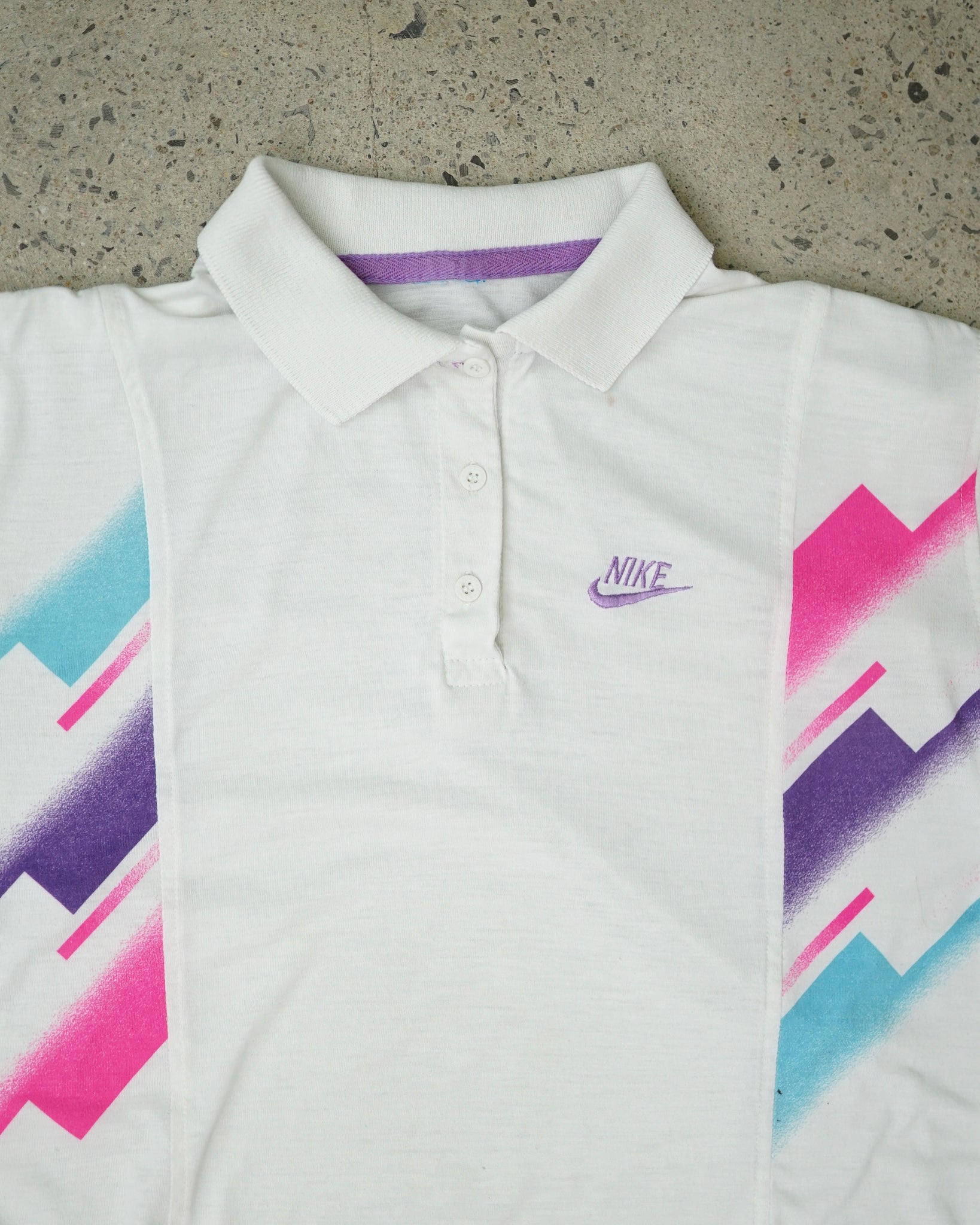 nike vintage polo t-shirt - small