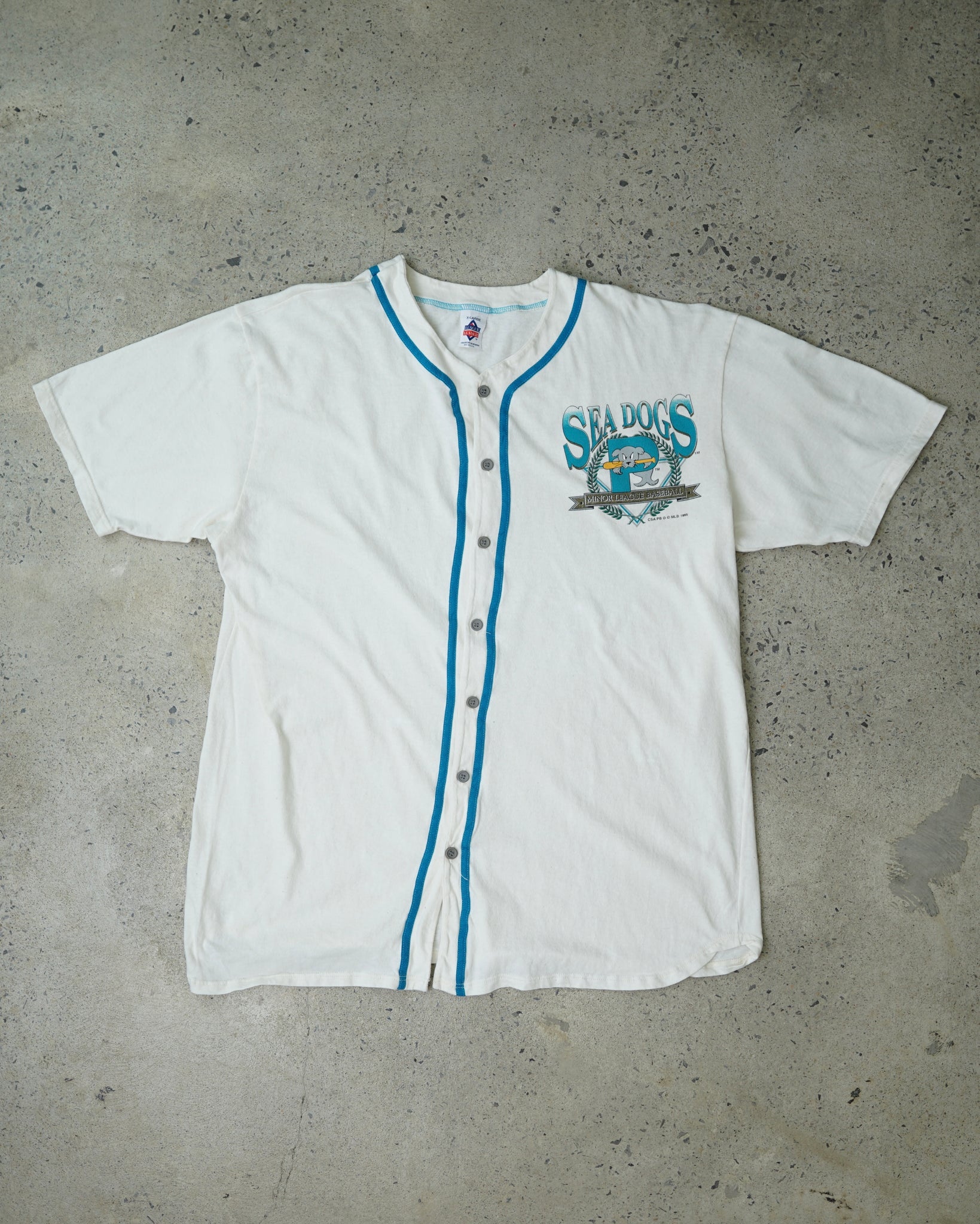 portland sea dogs button up shirt - XXL