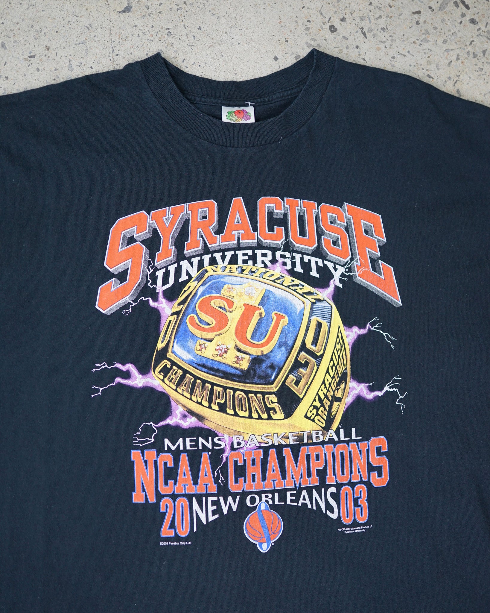 syracuse university champions t-shirt - XXL